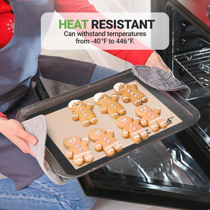 Silicone Baking Mats - Non-stick Reusable Food-Grade - Oven Safe 480¬∞F
