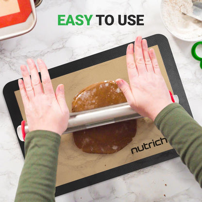 Silicone Baking Mats - Non-stick Reusable Food-Grade - Oven Safe 480¬∞F
