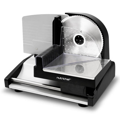 Electric Meat Slicer 200W Adjustable Stainless Steel Blade
