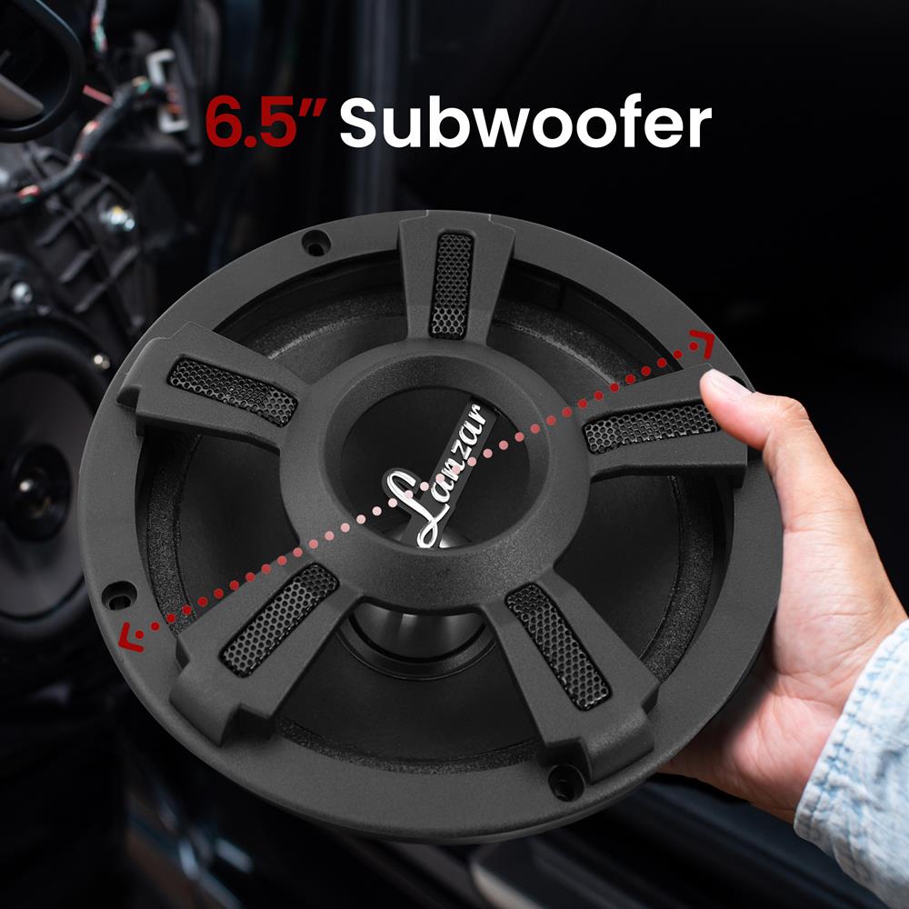 product image number 2 for Lanzar 6.5'' -Inch Pro Car Audio Sub Speaker