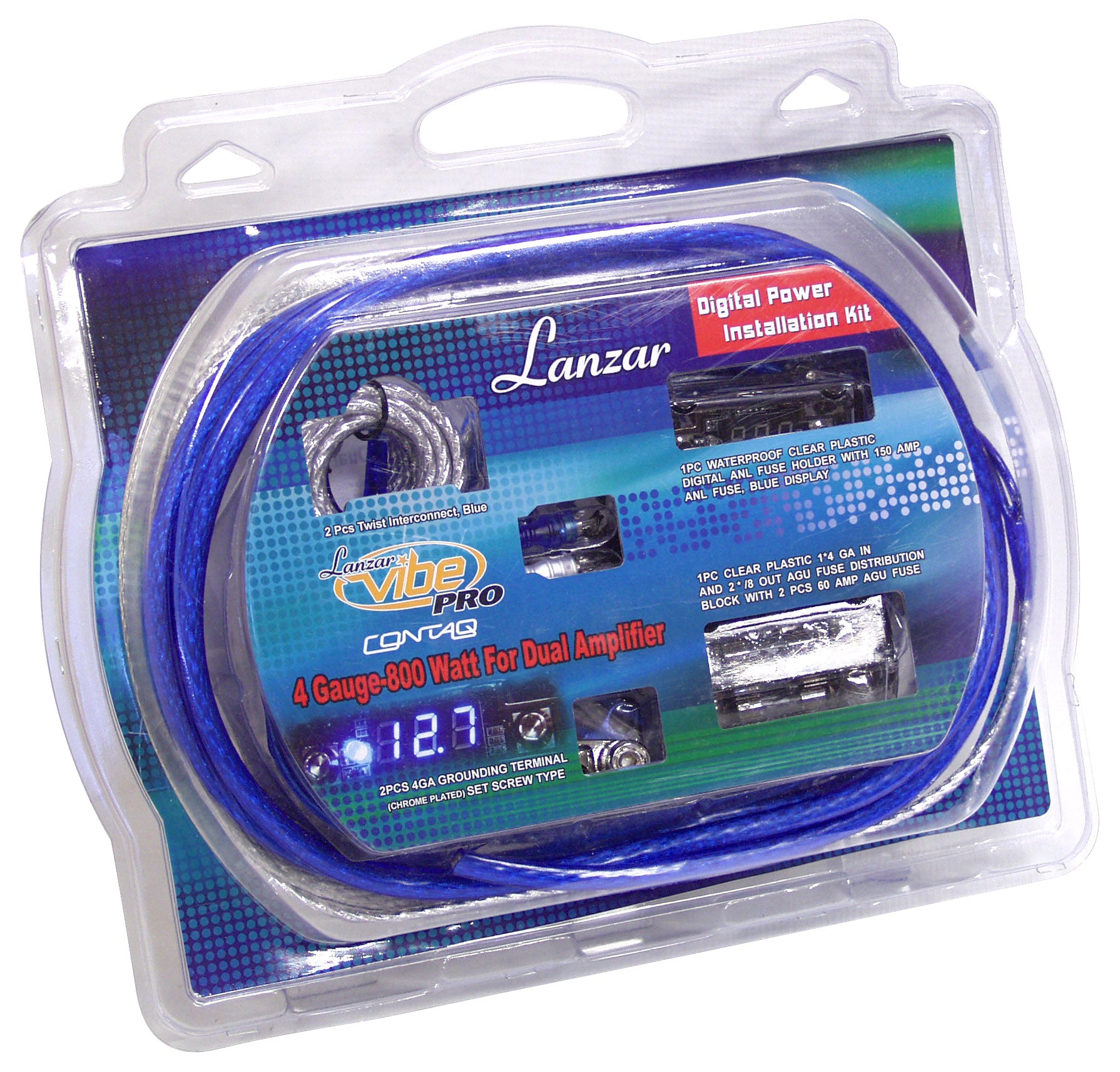 product image number 1 for Lanzar Lanzat 0 Gauge Amp Kit
