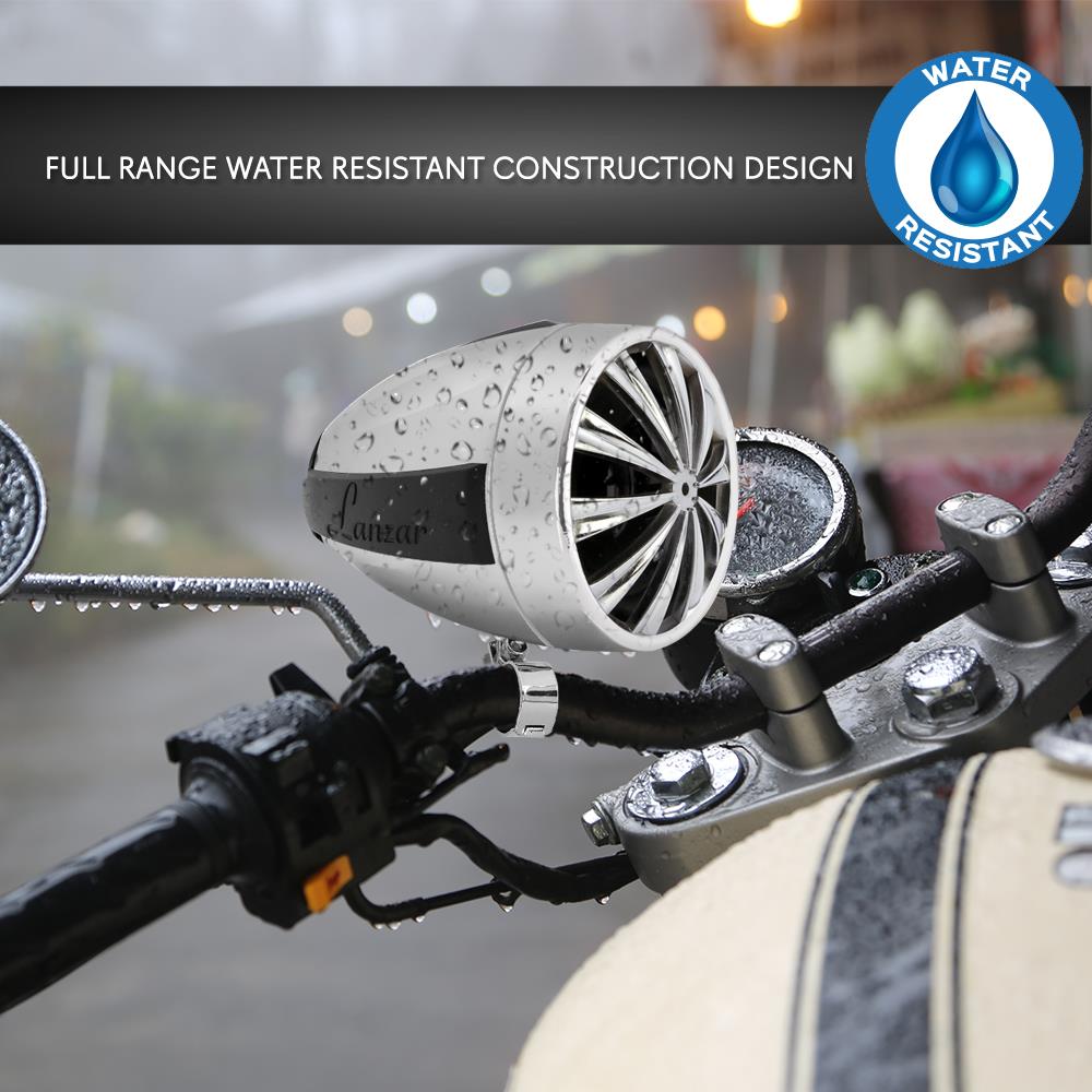 Motorcycle Speaker System 700W Waterproof Handlebar Mount 3