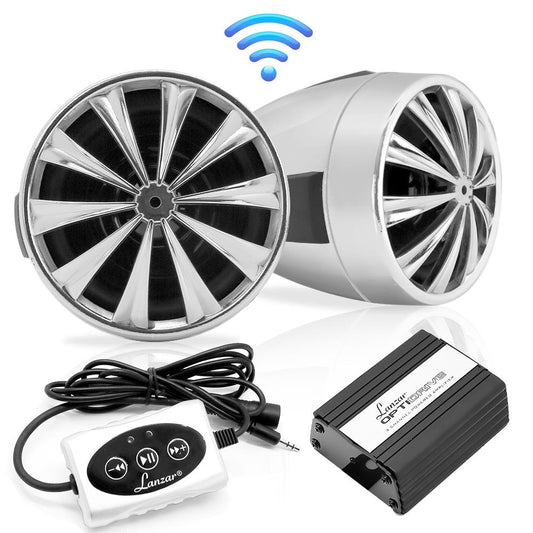 Opti-Drive, bluetooth weatherproof speaker system, Motorcycle Speaker Kit