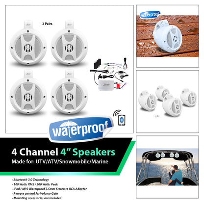 product image number 4 for Lanzar Atv Speaker System