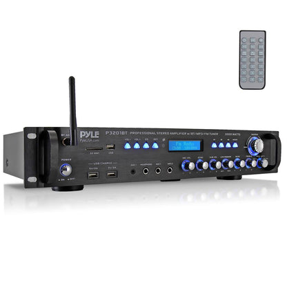 Bluetooth Amplifier Receiver 3000W Wireless Streaming Multi-Channel Audio