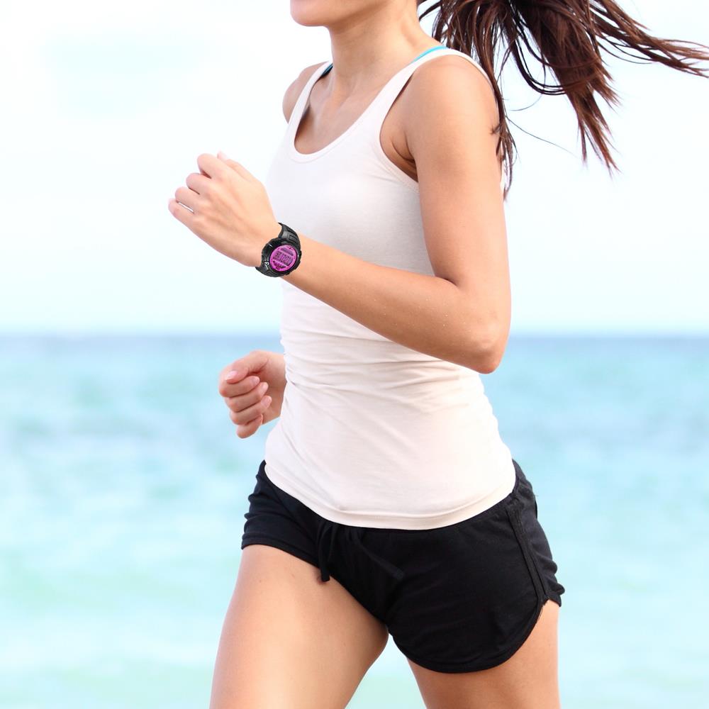 Digital Sports Watch Fitness Tracker Sleep Monitor Silver – Pyle USA