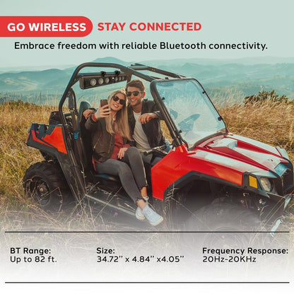 Wireless Bt Sound Bar Speaker System