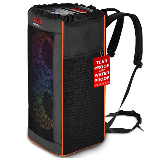 Portable Waterproof Speaker Bag, Tear-Proof Oxford Fabric, Blue