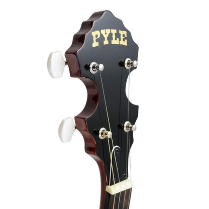 product image number 3 for Pyle 5-String Banjo With White Jade Tune Pegs