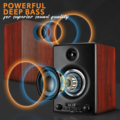 product image number 7 for Pyle Hi-Fi Home Bookshelf Monitor Speakers