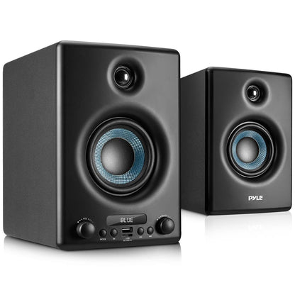 product image number 1 for Pyle Hi-Fi Home Bookshelf Monitor Speakers