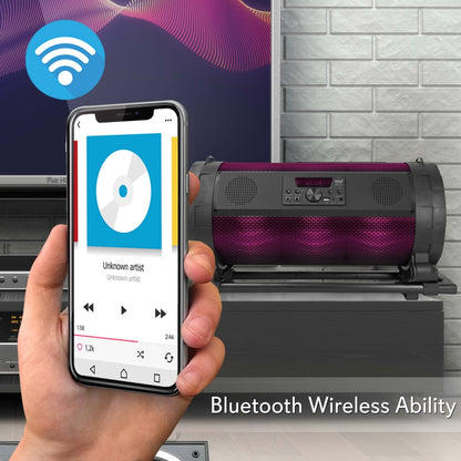 product image number 5 for Pyle Portable Boombox Mic & Speaker System