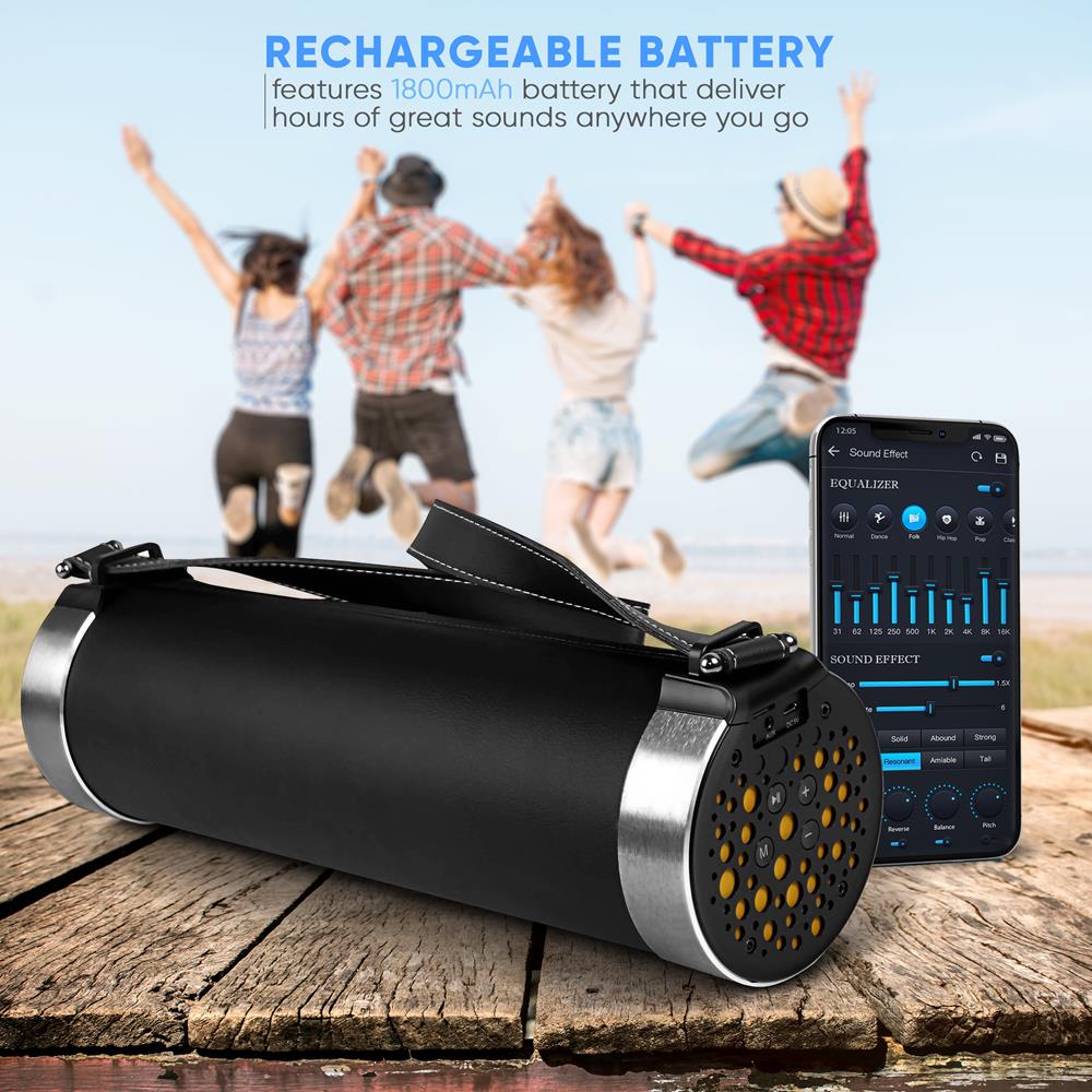 product image number 3 for Pyle Portable Bluetooth Boombox Stereo Radio