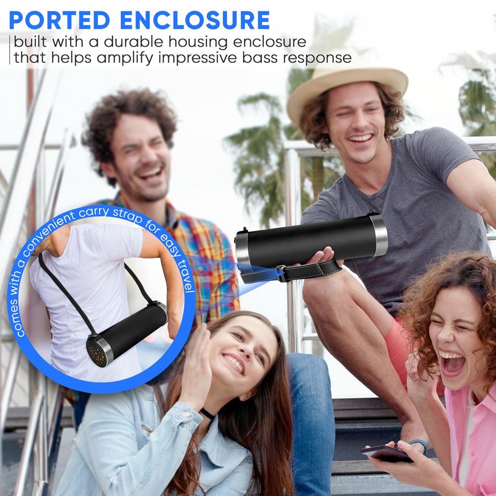 product image number 4 for Pyle Portable Bluetooth Boombox Stereo Radio