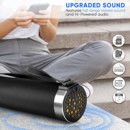 product image number 5 for Pyle Portable Bluetooth Boombox Stereo Radio