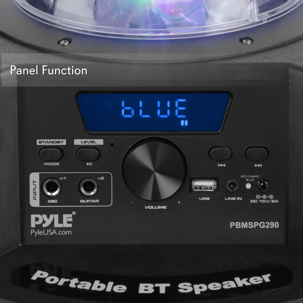 product image number 2 for Pyle Portable Microphone & Led Speaker System