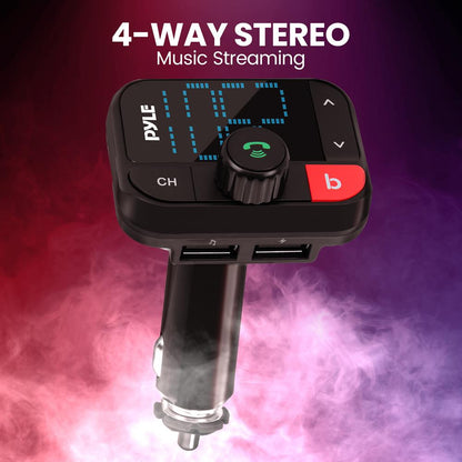 Portable Car Music Transmitter, Hands-Free, Bluetooth 5.0, LCD Display