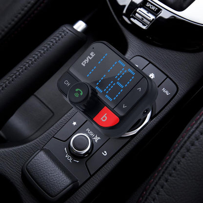 Portable Car Music Transmitter, Hands-Free, Bluetooth 5.0, LCD Display