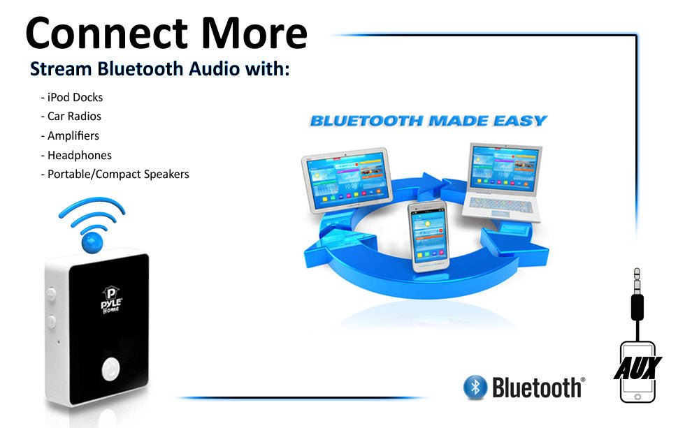 product image number 2 for Pyle Bluetooth 30-Pin Ipod Receiver Adapter