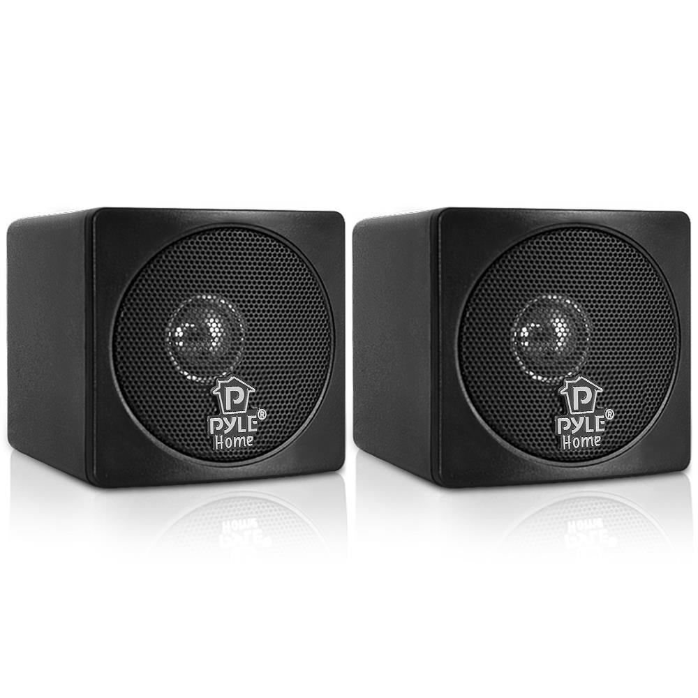 Mini Cube Bookshelf Speakers 100W 3
