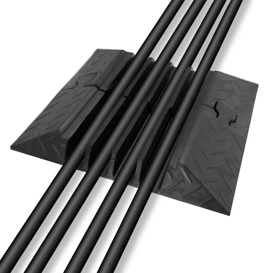 product image number 1 for Pyle Cable Ramp End Caps Finish Pieces, 4-Ch.