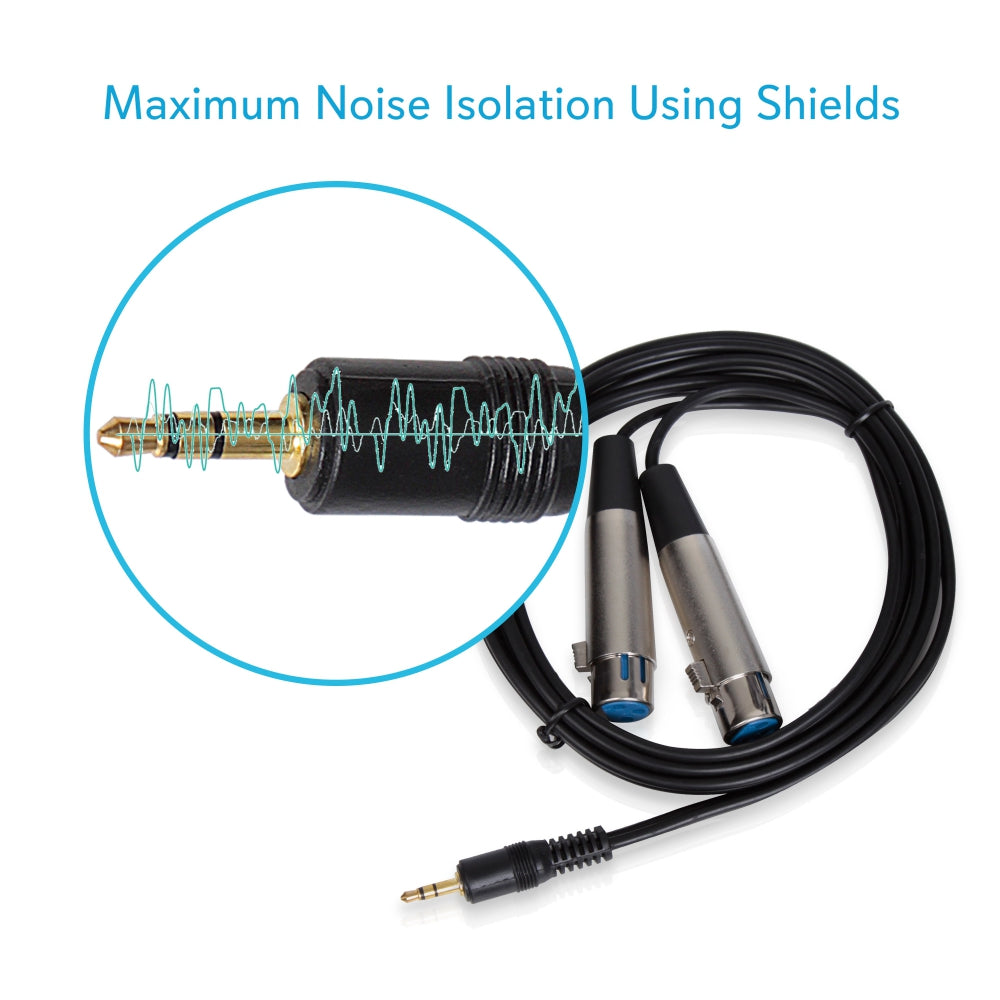 product image number 5 for Pyle 6' Ft. 3.5Mm-To-Xlr Cable