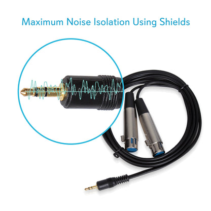 product image number 5 for Pyle 6' Ft. 3.5Mm-To-Xlr Cable