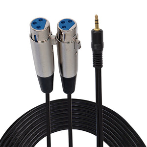 6' Ft. 3.5Mm-To-Xlr Cable
