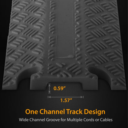 Cable Cover Ramp Safety Track, 1-Ch.