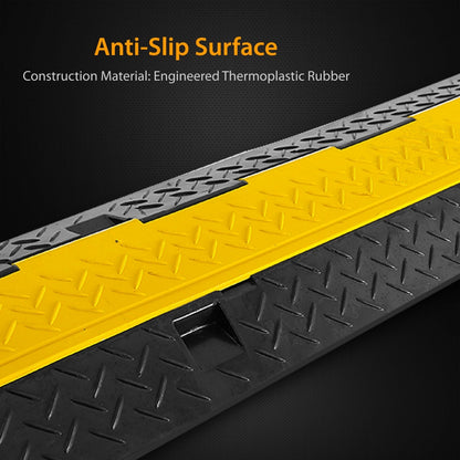 product image number 3 for Pyle Cable Cover Ramp Safety Tracks
