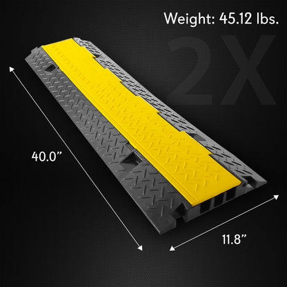 product image number 6 for Pyle Cable Cover Ramp Safety Tracks