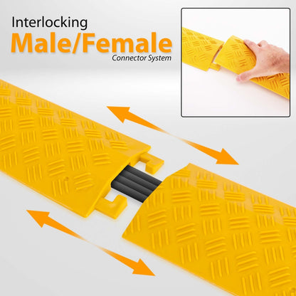 product image number 2 for Pyle Cable Protective Cover Ramp