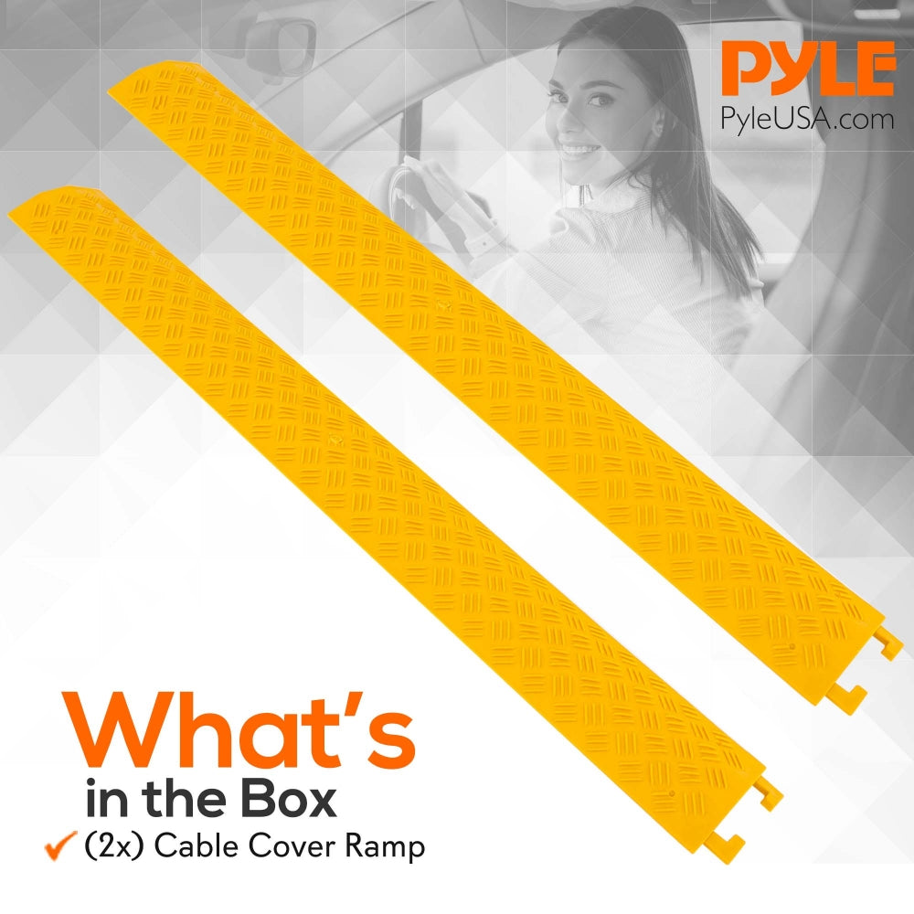 product image number 7 for Pyle Cable Protective Cover Ramp