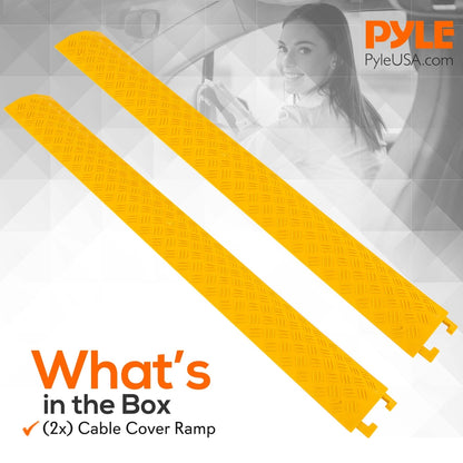 product image number 7 for Pyle Cable Protective Cover Ramp
