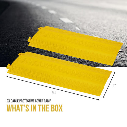 product image number 7 for Pyle Cable / Wire Cover Ramp Track