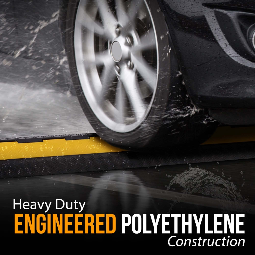 product image number 5 for Pyle Cable / Wire Cover Ramp Track