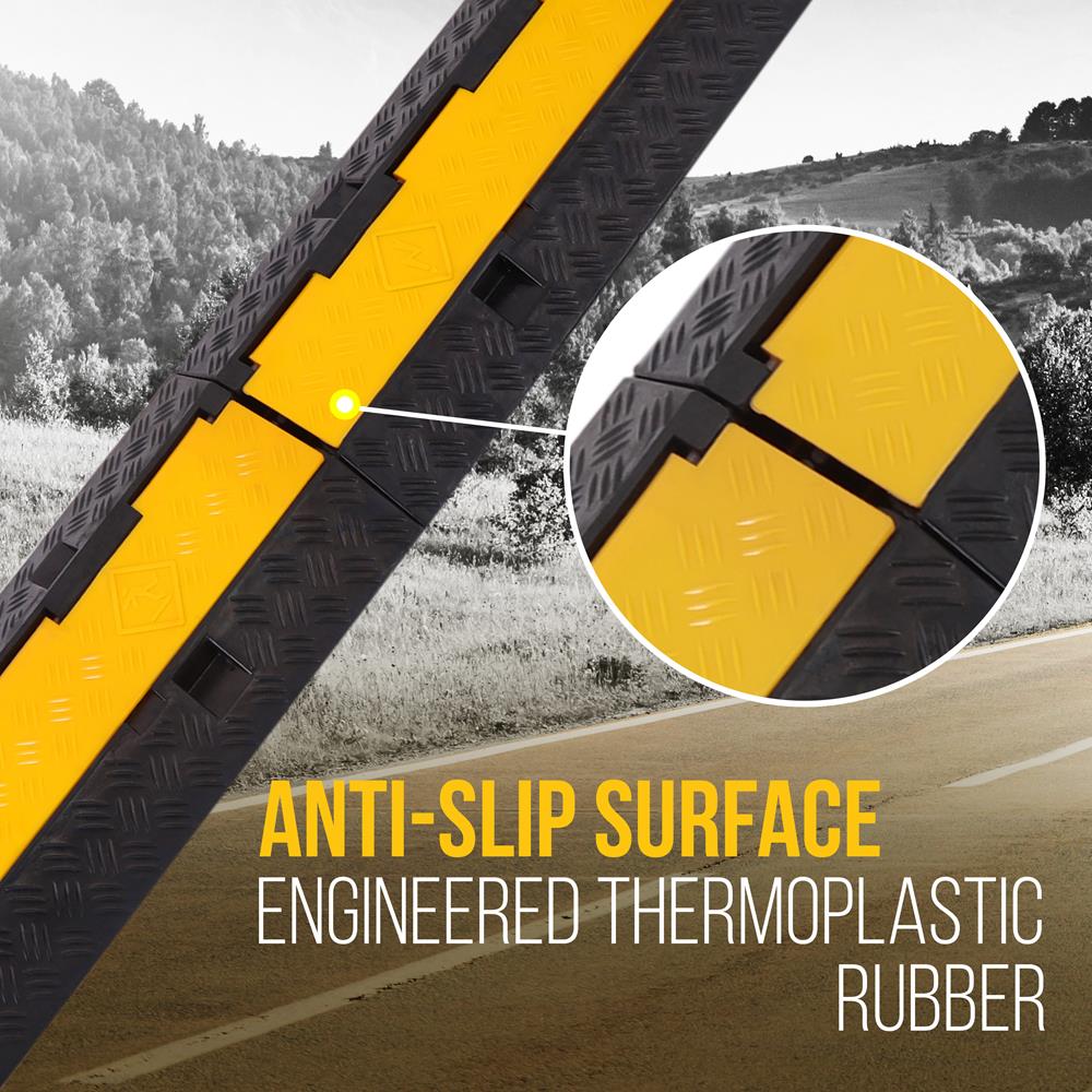 product image number 5 for Pyle Cable / Wire Cover Ramp Track