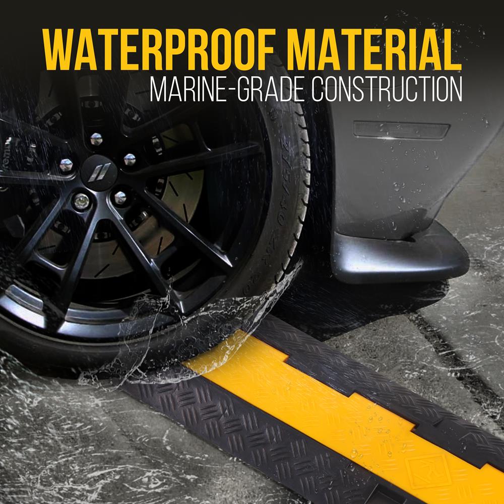 product image number 6 for Pyle Cable / Wire Cover Ramp Track