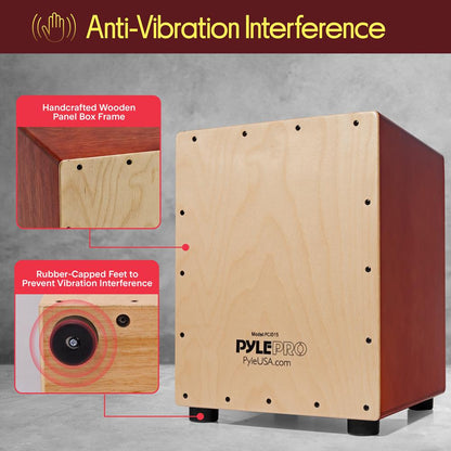 Cajon Drum Box, Rhythmic Sound, Birch Wood, Brown