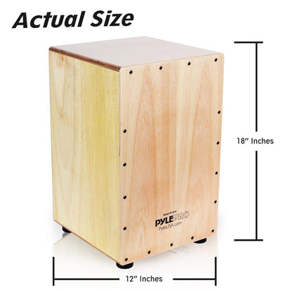 Wooden Cajon Box, Rhythmic Sound, Birch Wood, Compact Design