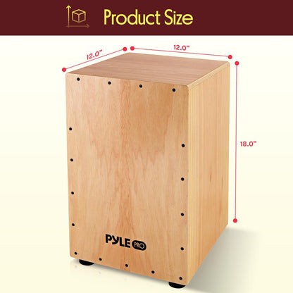 Wooden Cajon Box, Rhythmic Sound, Birch Wood, Compact Design
