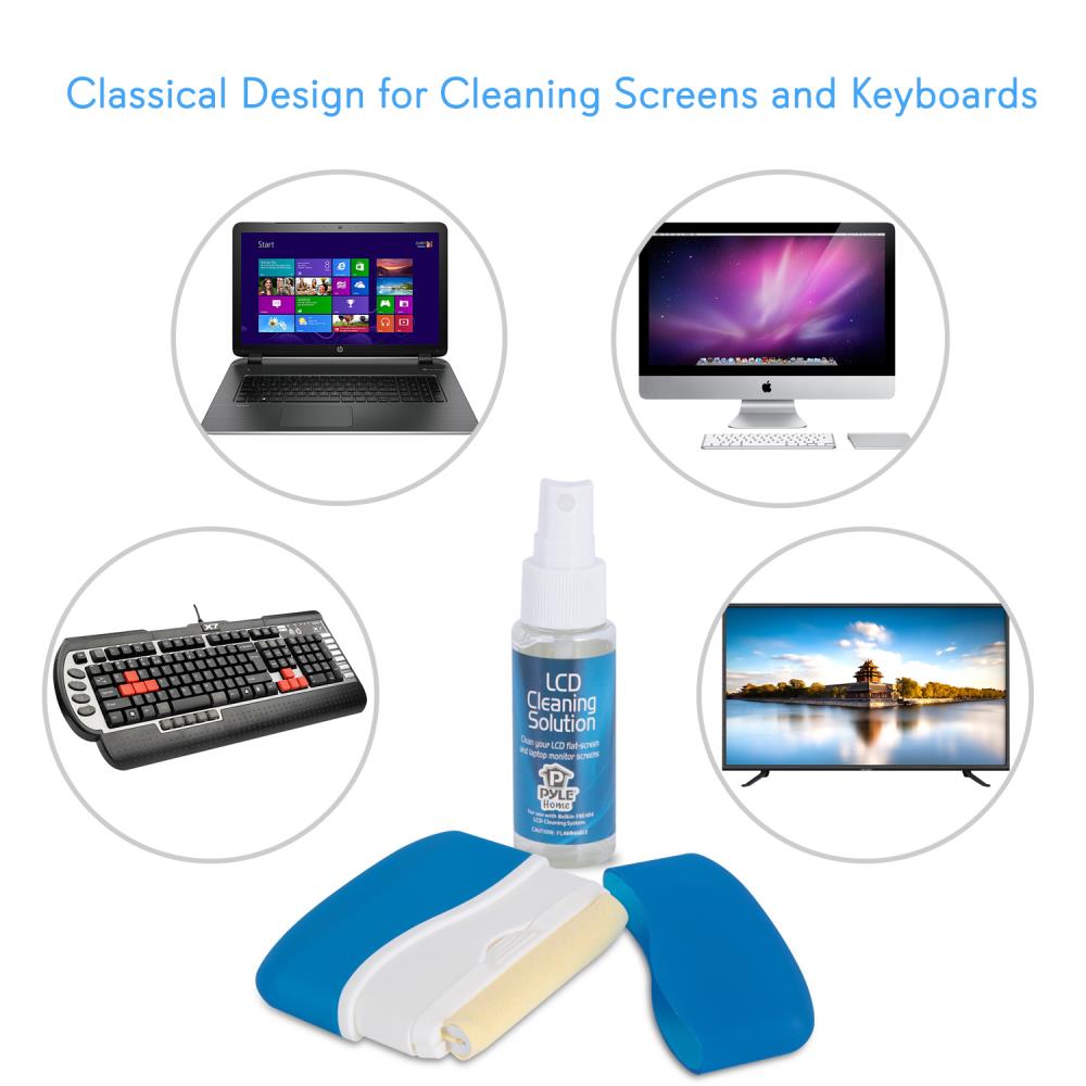 LCD Screen Cleaning Kit - Powerful Clean with 35ML Solution & Brush - Thumbnail 4