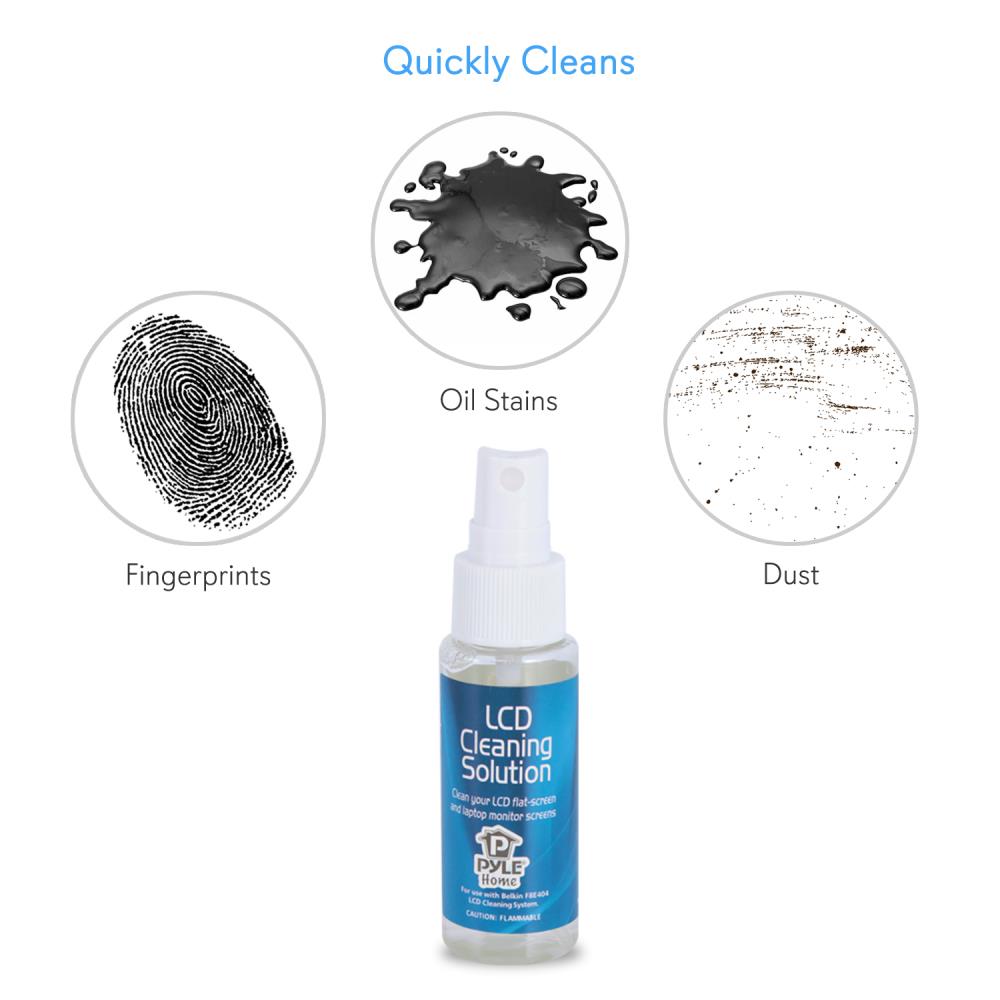 LCD Screen Cleaning Kit - Powerful Clean with 35ML Solution & Brush - Thumbnail 3
