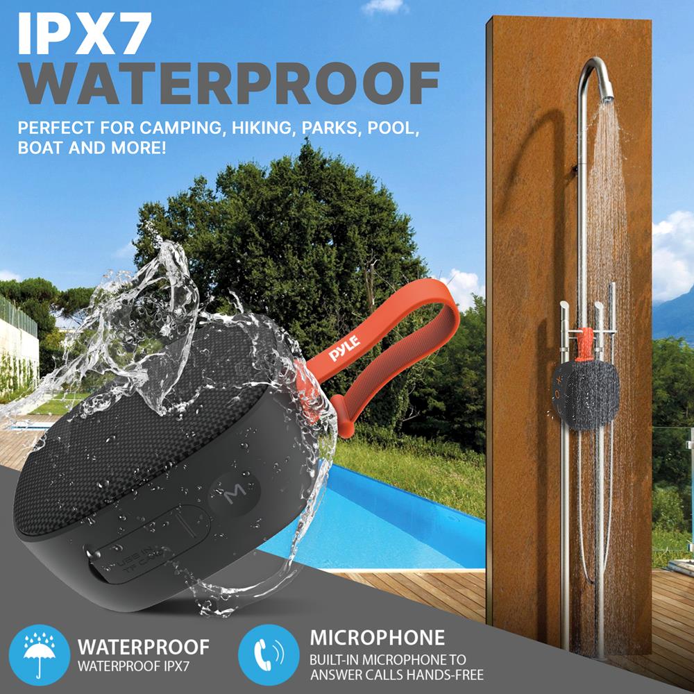 product image number 3 for Pyle Portable Wireless Bt Streaming Mini Spea