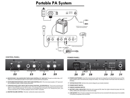 product image number 7 for Pyle Portable Pa Speaker System