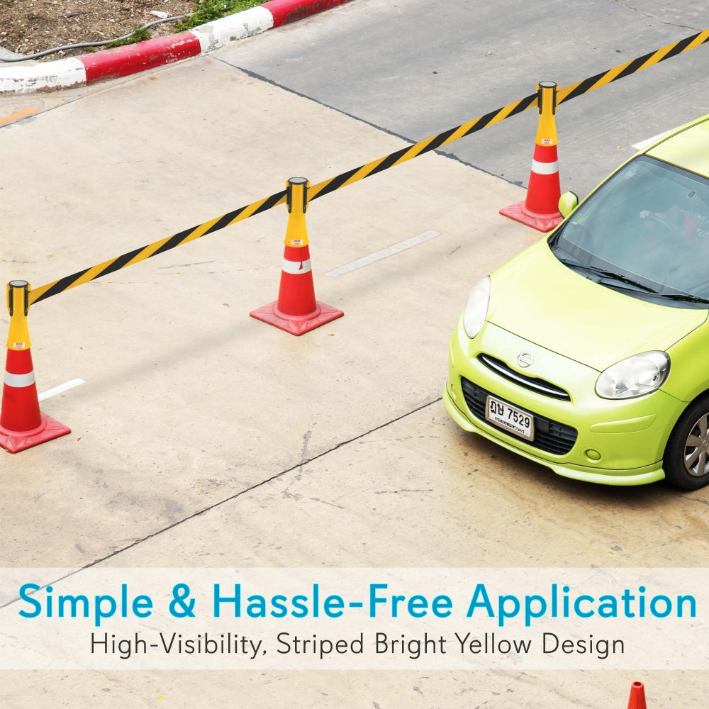 product image number 4 for Pyle Traffic Cone Warning Belt Barrier