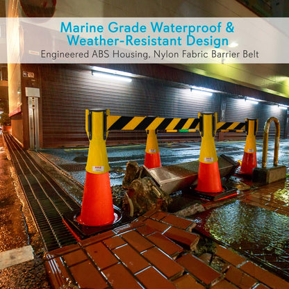 product image number 5 for Pyle Traffic Cone Warning Belt Barrier