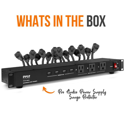 Rack Mount Power Conditioner with USB & AC Outlets