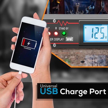 10 Outlet Power Sequencer Conditioner - 2000W, LCD Display, Rack Mount