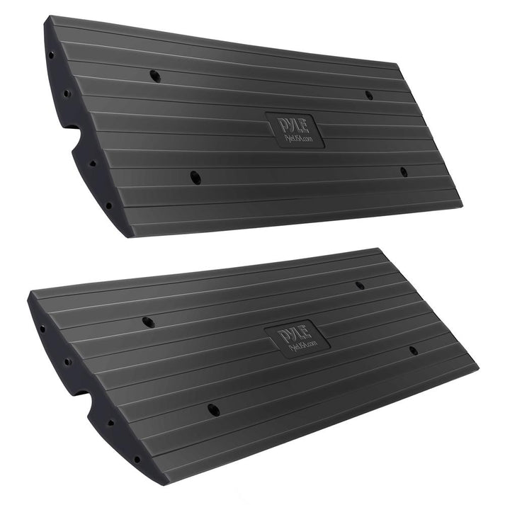 Driveway Curb Ramps 11,000lb Capacity Heavy Duty Rubber 4ft 2pc Set ...